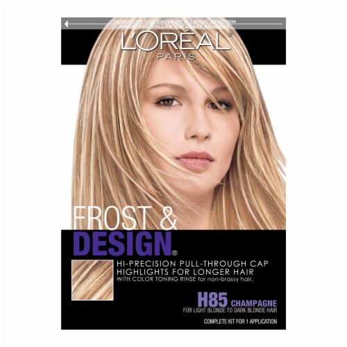 L'Oreal Paris Frost and Design Cap H85 Champagne Hair Highlights Perspective: front