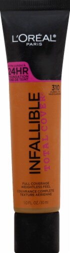 L'Oreal Paris Infallible 310 Classic Tan Total Cover Perspective: front