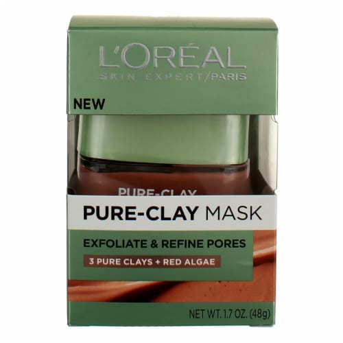 L'Oreal Paris Pure-Clay Exfoliate & Smooth Facial Mask Perspective: front