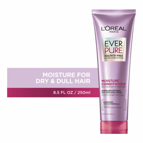 L'Oreal Paris EverPure Moisture Conditioner Sulfate Free for Color Treated, Dry Hair Perspective: front