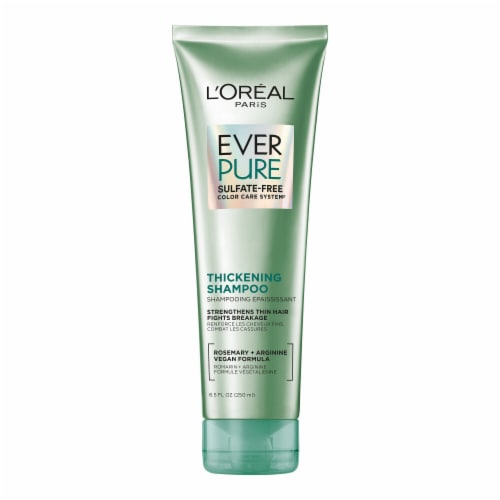 L'Oreal Paris EverPure Thickening Shampoo Sulfate Free for Fortifying Fine Hair Perspective: front