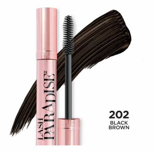 L'Oreal Paris Voluminous Lash Paradise Black Brown 202 Mascara Perspective: front