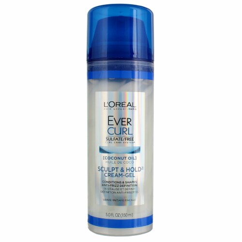 L'Oreal Paris Hair Expert EverCurl Sulfate Free Sculpt & Hold Cream-Gel Perspective: front