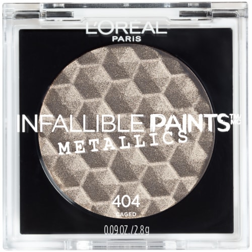 L'Oreal Paris Infallible Paints Metallics 404 Caged Eye Shadow Perspective: front