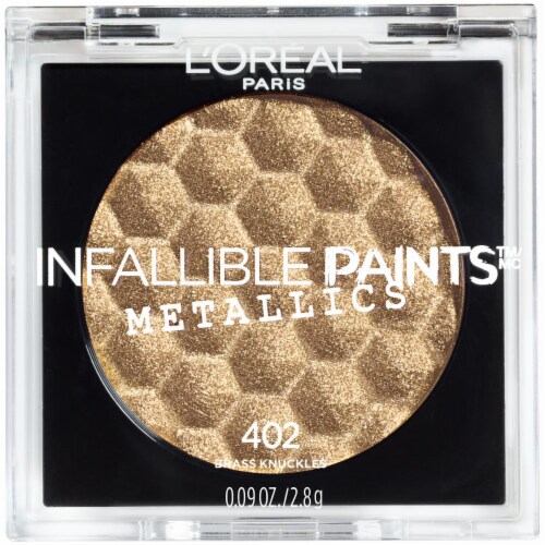 L'Oreal Paris Infallible Paints Metallics 402 Brass Knuckles Eye Shadow Perspective: front
