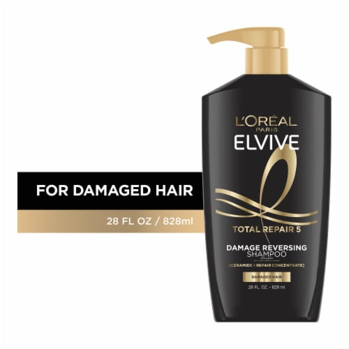 L'Oreal Paris Elvive Total Repair 5 Shampoo Perspective: front