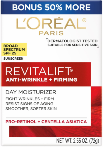 L'Oreal Paris Revitalift Anti-Wrinkle and Firming Day Moisturizer Perspective: front