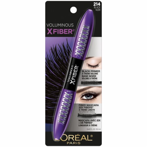 L'Oreal® Paris Voluminous X Fiber Black Washable Mascara Perspective: front
