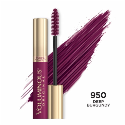 L'Oreal Paris Voluminous Deep Burgundy Original Washable Bold Eye Mascara Perspective: front