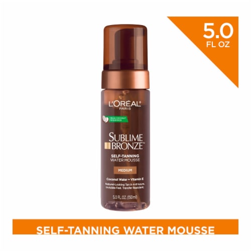 L'Oreal Paris Sublime Bronze Medium Self-Tanning Water Mousse Perspective: front