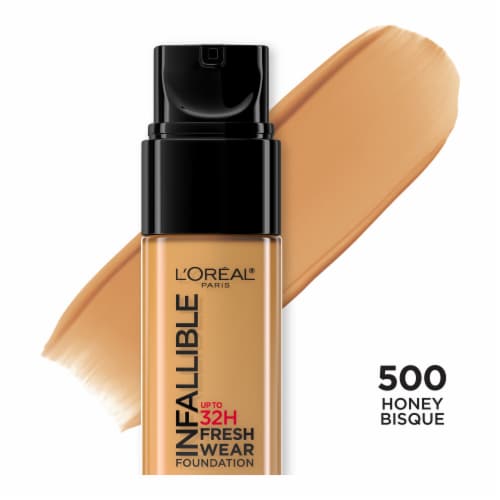 L'Oreal Paris Infallible 500 Honey Bisque Foundation Perspective: front