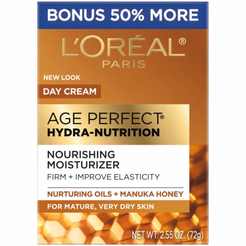 L'Oreal Paris Age Perfect Hydra Nutrition Honey Day Cream Moisturizer Perspective: front