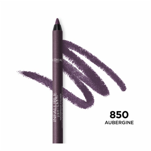 L'Oreal Paris Infallible Pro-Last Pencil Eyeliner Waterproof 850 Aubergine Perspective: front