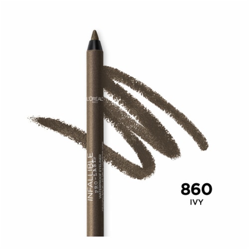 L'Oreal Paris Infallible Pro-Last Pencil Eyeliner Waterproof 860 Ivy Perspective: front