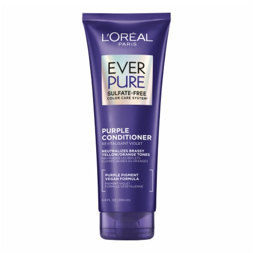 L'Oreal Paris EverPure Purple Conditioner Sulfate Free for Colored Hair Perspective: front