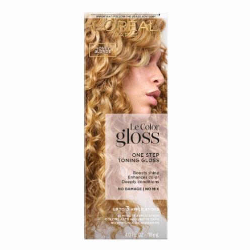 L'Oreal Paris Le Color Gloss Honey Blonde Toning Gloss Perspective: front