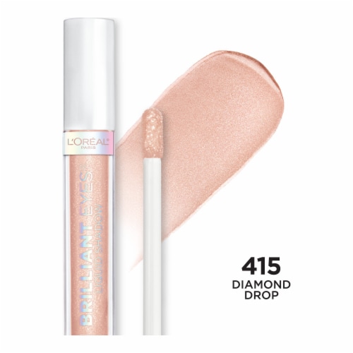 L'Oreal Paris Brilliant Eyes Shimmer Liquid Eye Shadow 415 Diamond Drop Perspective: front