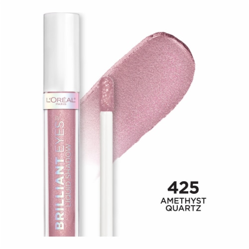 L'Oreal Paris Brilliant Eyes Shimmer Liquid Eye Shadow 425 Amethyst Quartz Perspective: front