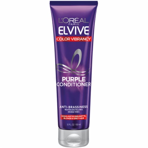 L'Oreal Paris Elvive Color Vibrancy Purple Conditioner Perspective: front