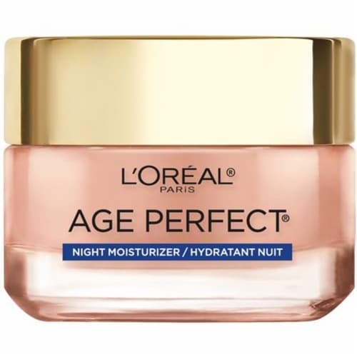 L'Oreal® Paris Age Perfect® Rosy Tone Cooling Night Moisturizer Perspective: front