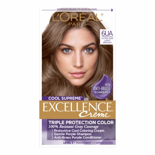 L'Oreal Paris Excellence Cool Supreme Ultra Ash Light Brown Permanent ...