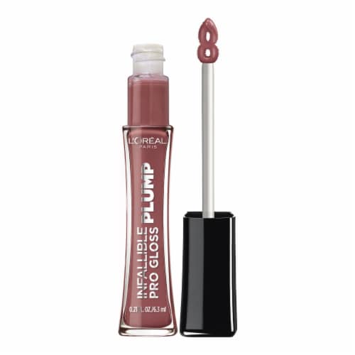 L'Oreal Paris Infallible Pro Gloss Plump Lip Gloss With Hyaluronic Acid 604 Radiant Mauve Perspective: front