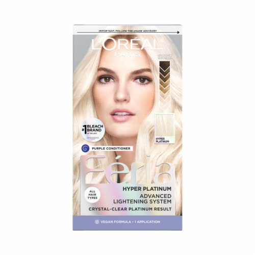 L'Oreal Paris Feria Advanced Lightening System Hyper Platinum Perspective: front