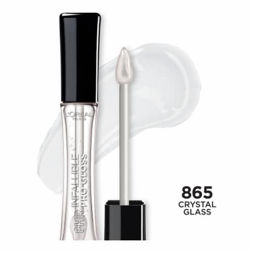 L'Oreal Paris Infallible 8 HR Pro Lip Gloss 865 Crystal Glass Perspective: front
