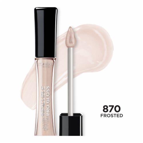 L'Oreal Paris Infallible 8 HR Pro Lip Gloss 870 Frosted Perspective: front