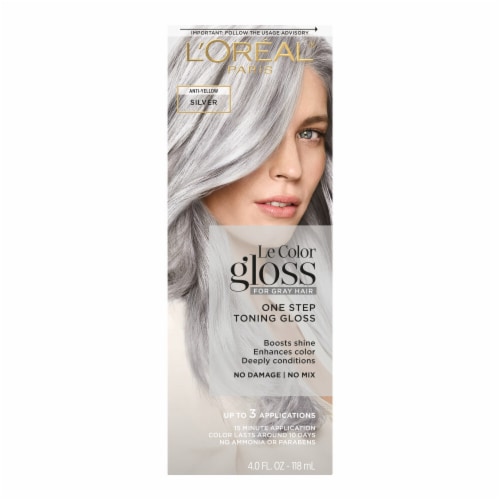 L'Oreal Paris® Le Color Gloss Silver Toning Gloss Perspective: front