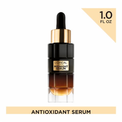 L'Oreal Paris Age Perfect Midnight Facial Serum Cell Renewal Anti-Aging Complex Perspective: front