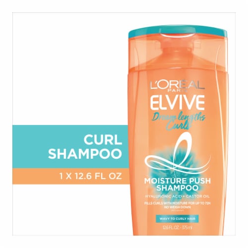 L'Oreal Paris Elvive Dream Lengths Curls Moisture Push Shampoo, 12.6 fl oz  - City Market