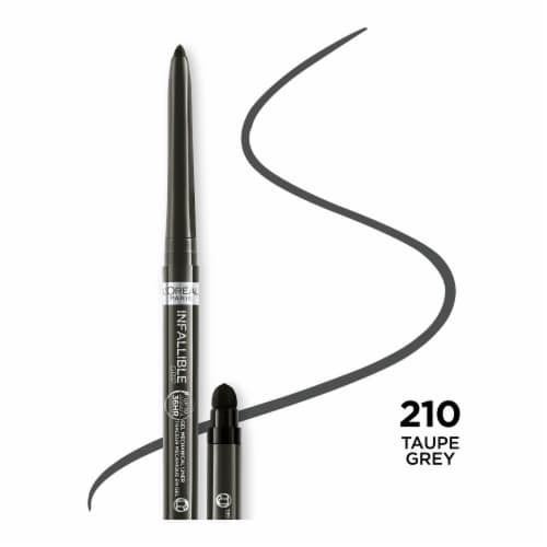 L'Oreal Paris Infallible Grip Mechanical Gel Eyeliner 210 Taupe Grey Perspective: front