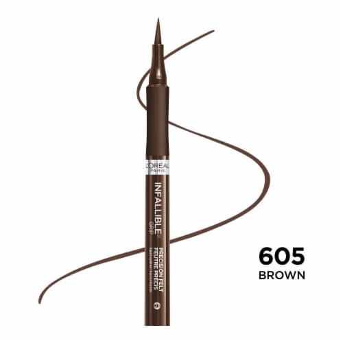 L'Oreal Paris Infallible Precision Felt Eyeliner Waterproof 605 Brown Perspective: front