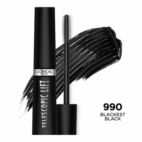 L'Oreal Paris Telescopic Lift Mascara Washable 990 Blackest Black Perspective: front