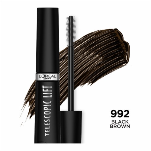 L'Oreal Paris Telescopic Lift Mascara Washable 992 Black Brown Perspective: front