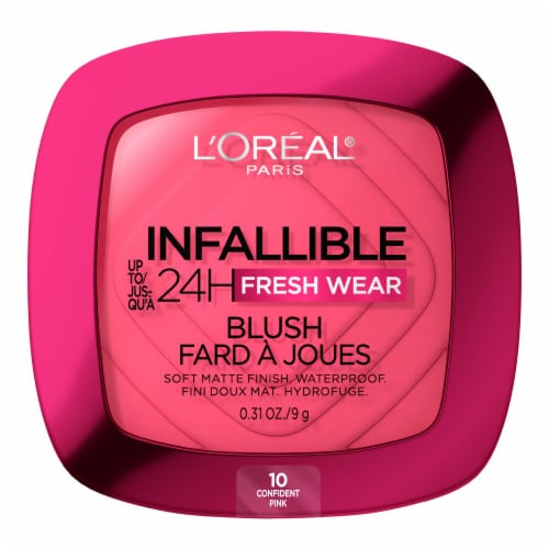 L'Oreal Paris Infallible Up to 24H Fresh Wear Soft Matte Blush Confident Pink Perspective: front