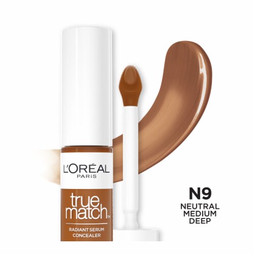L'Oreal Paris True Match Radiant Serum Concealer With Hyaluronic Acid N9 Perspective: front