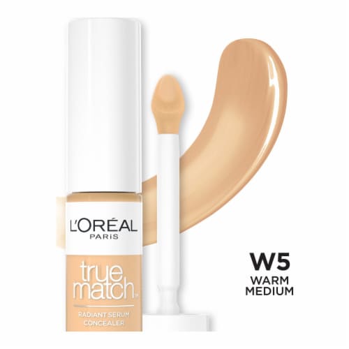 L'Oreal Paris True Match Radiant Serum Concealer With Hyaluronic Acid W5 Perspective: front