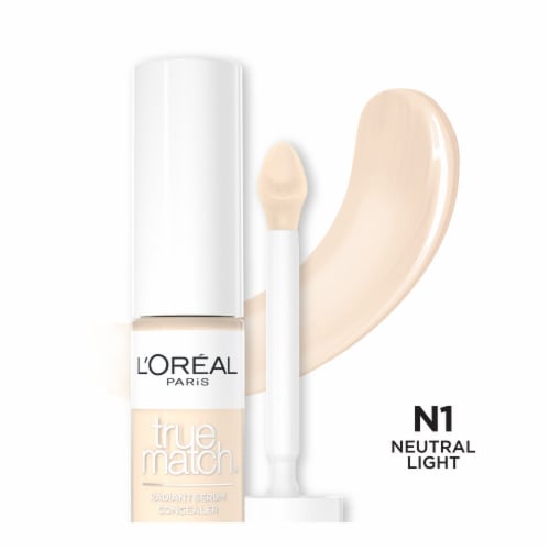 L'Oreal Paris True Match Radiant Serum Concealer With Hyaluronic Acid N1 Perspective: front
