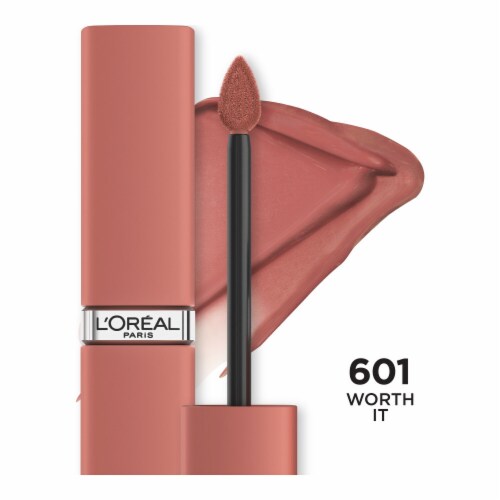 L'Oreal Paris Infallible Matte Resistance Liquid Lipstick 601 Worth It Perspective: front