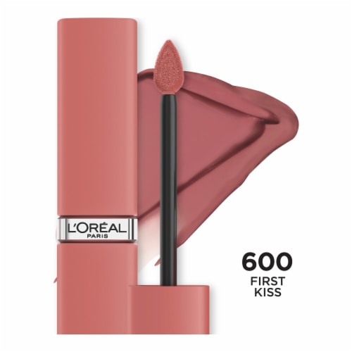 L'Oreal Paris Infallible Matte Resistance Liquid Lipstick 600 First Kiss Perspective: front
