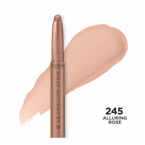 L'Oreal Paris Paradise Le Shadow Stick Eyeshadow Blendable 245 Alluring Rose Perspective: front