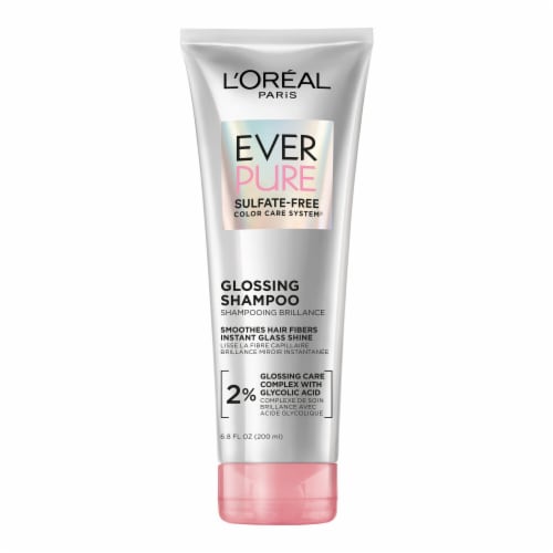L'Oreal Paris Sulfate Free Glossing Shampoo for Shine and Smoothness EverPure Perspective: front
