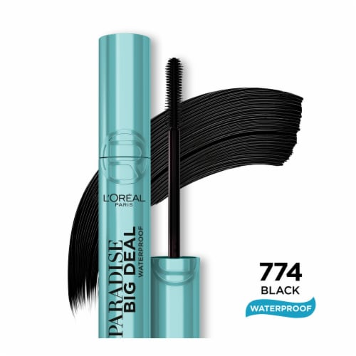 L'Oreal Paris Paradise Big Deal Mascara Buildable Waterproof 774 Black Perspective: front