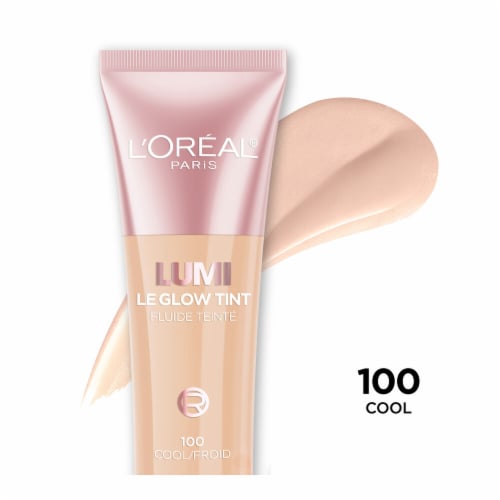 L'Oreal Paris Lumi Le Glow Skin Tint 100 Cool Perspective: front