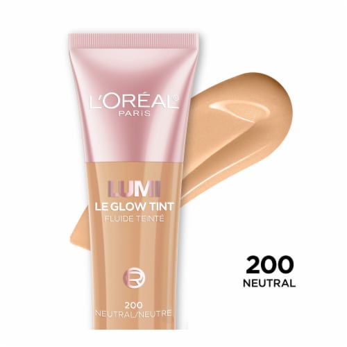 L'Oreal Paris Lumi Le Glow Skin Tint 200 Neutral Perspective: front