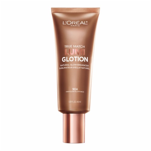 L'Oreal Paris True Match Lumi Glotion Face and Body Natural Glow Enhancer 904 Deep Perspective: front