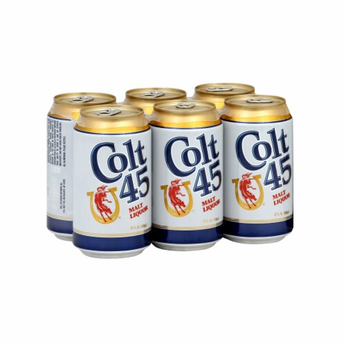 Colt 45 Malt Liquor, 6 cans / 12 fl oz Smith’s Food and Drug