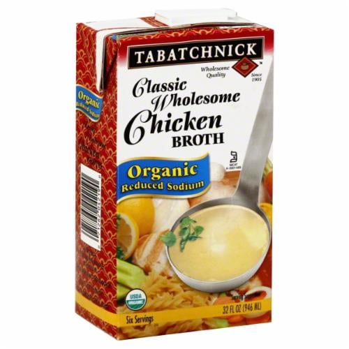 Tabatchnick Classic Wholesome Organic Chicken Broth Perspective: front